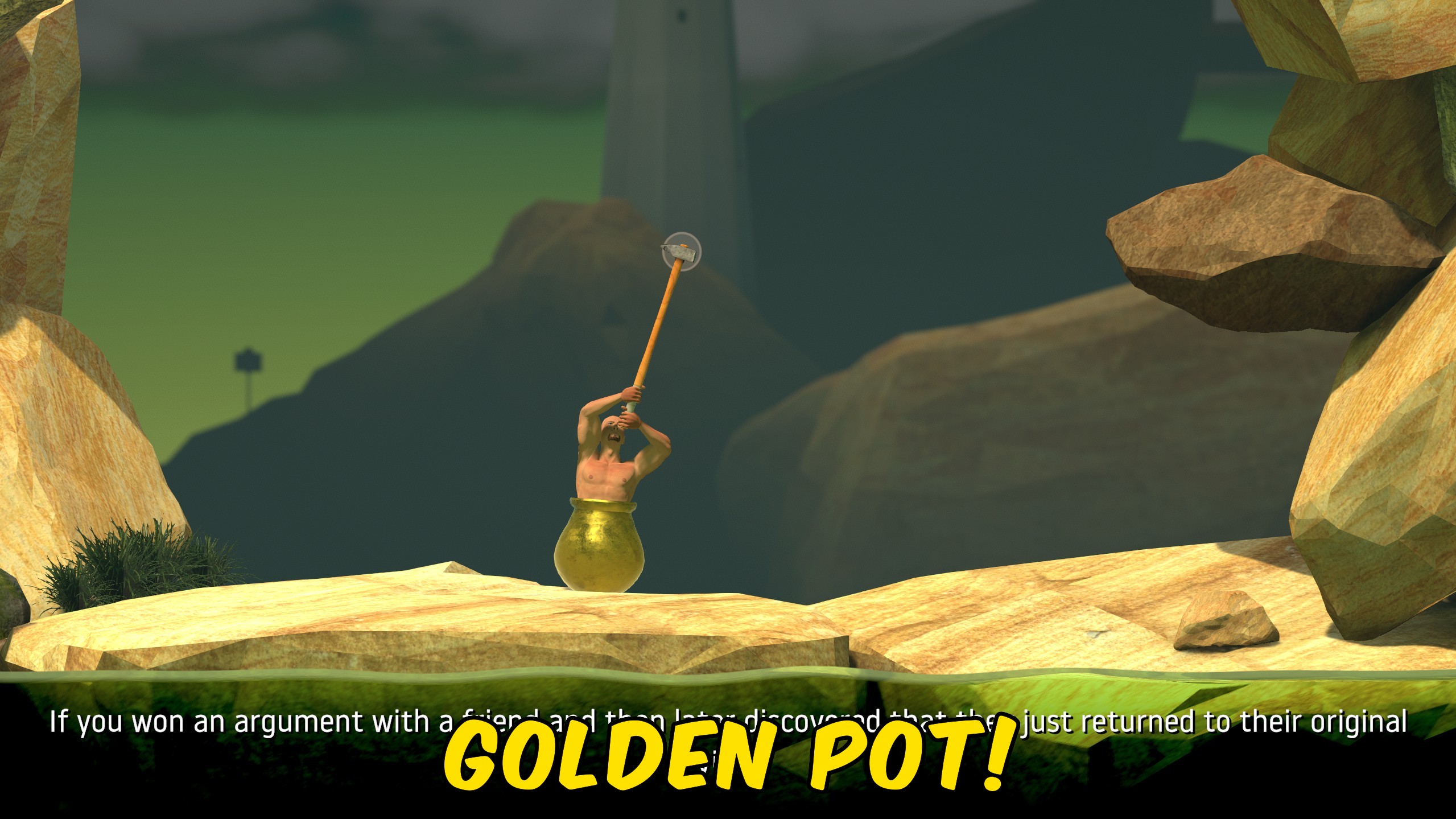 Getting Over It with Bennett Foddy — Gold Pot